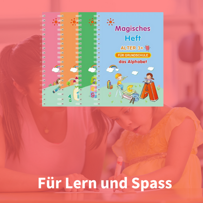 Deutsches Kalligrafie-Zauberbuch für Kinder