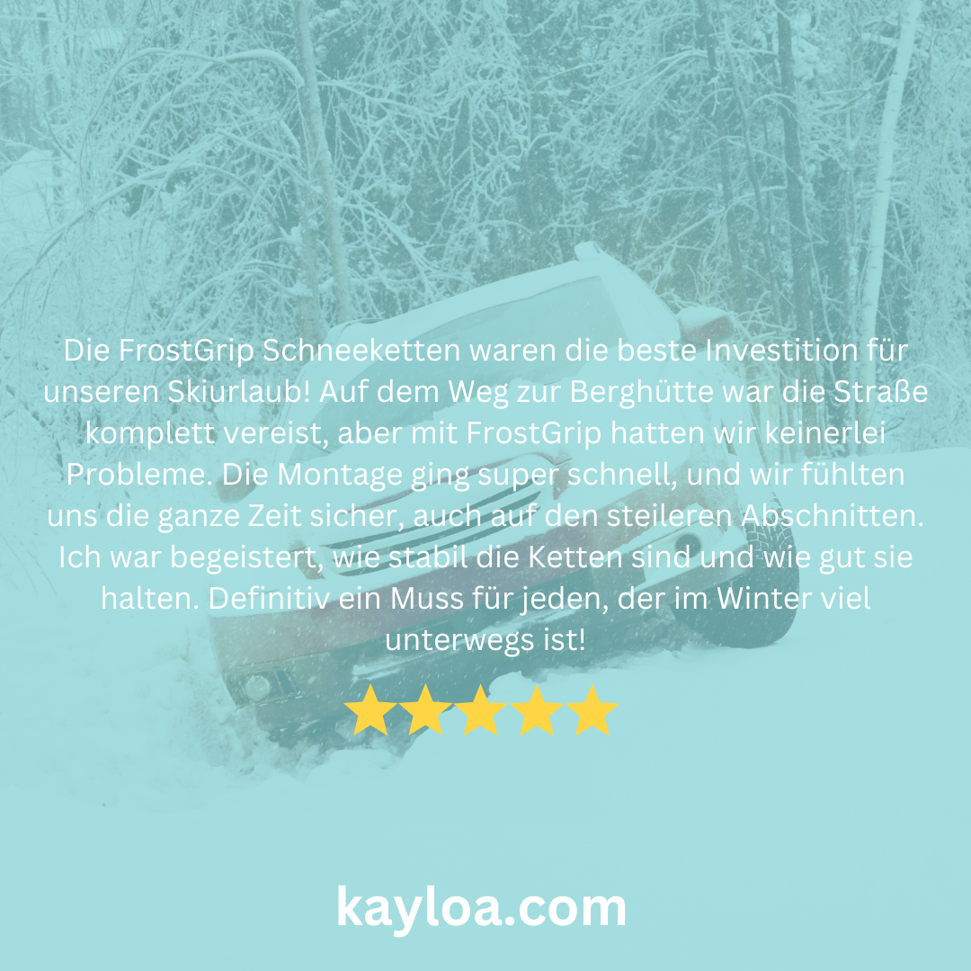 FrostGrip: Dein Retter auf der Straße!