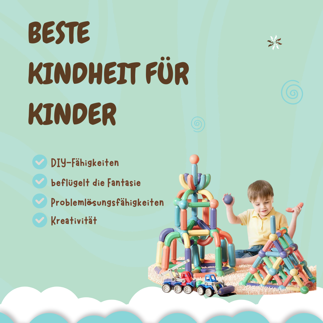 Magnetische Kreativbausteine